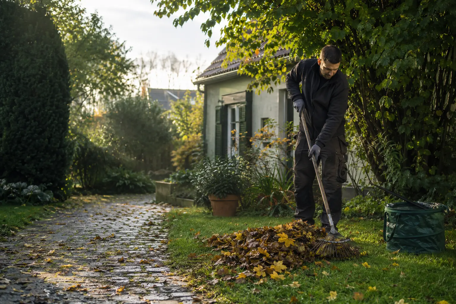 Laubbeseitigung und Saisonpflege